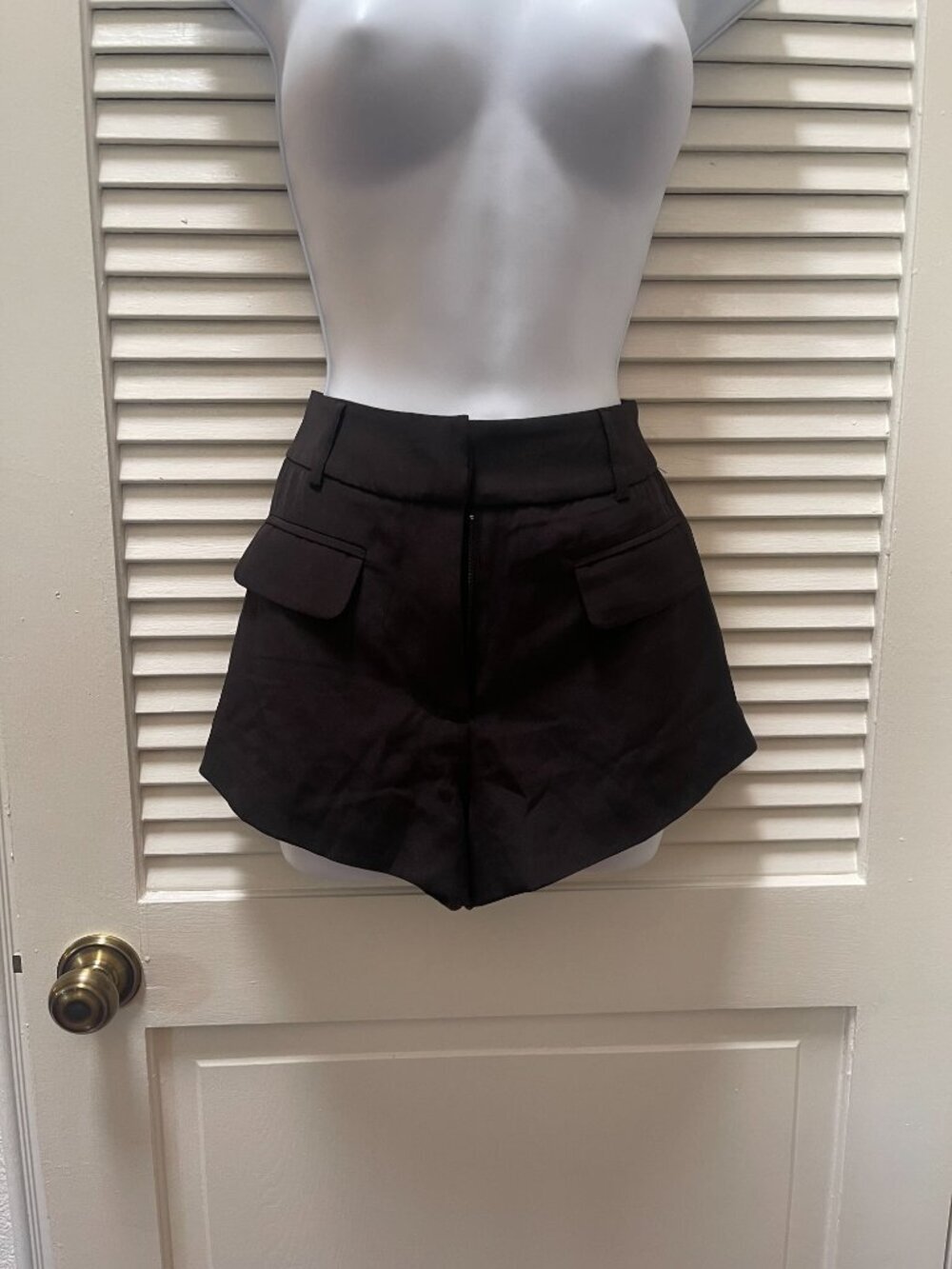 Forever 21 Black Tailored High Rise Shorts NWT Size Small - Picture 6 of 7
